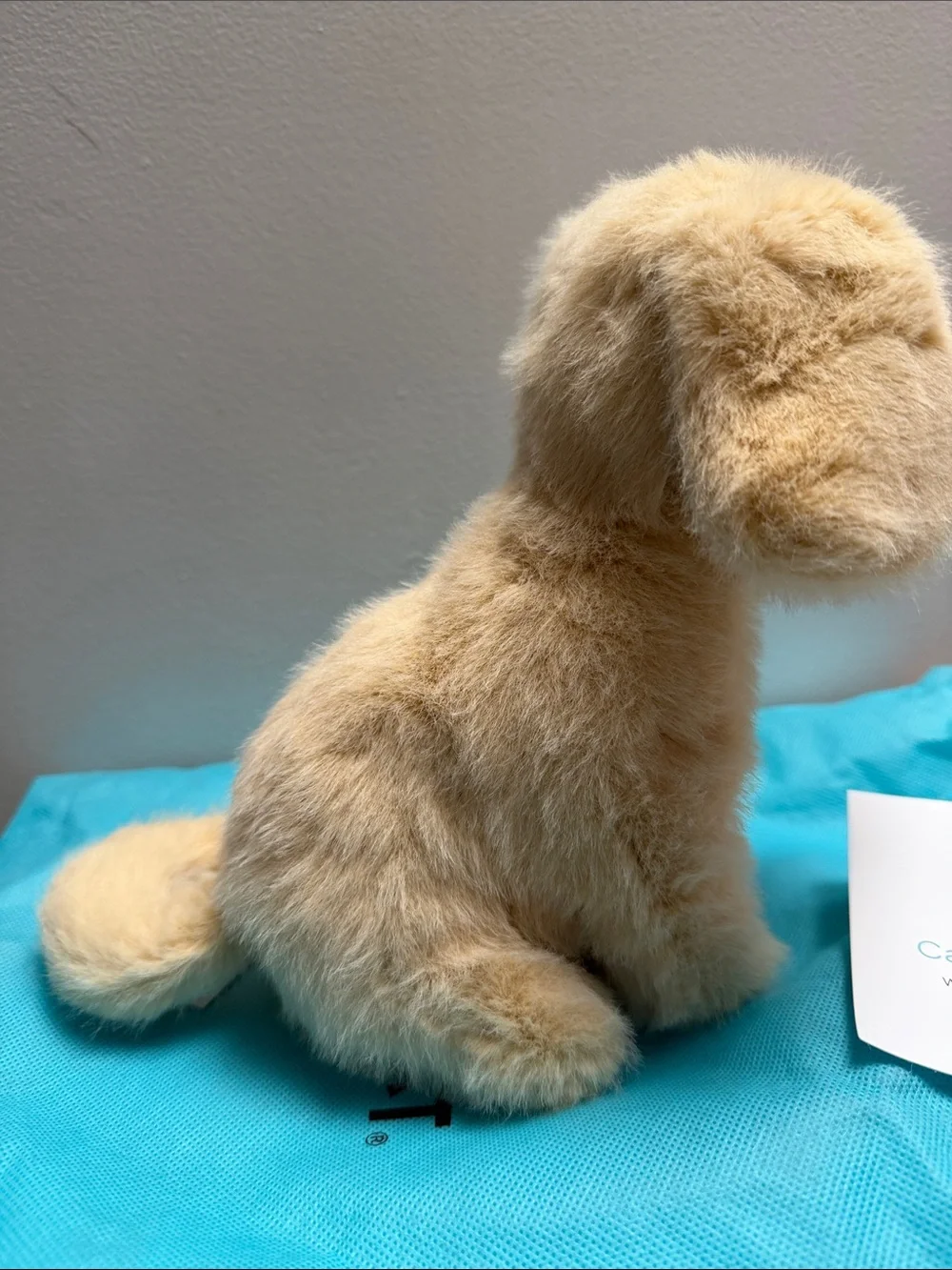 Jellycat Golden Puppy nwt and dust bag